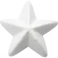 Star, W: 11 cm, 25 pcs, white [HOB-543290]