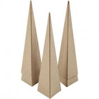Cone, H: 20 cm, size 6x6x6 cm, 5 pcs [HOB-55346]