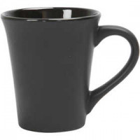 Mug, H: 10 cm, D: 5.9-8.7 cm, 1 pc, black [HOB-556090]