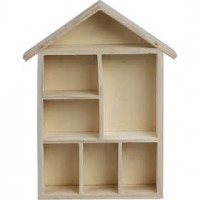 Shelving System, size 30x22x3.5 cm, 1 pc, paulownia [HOB-575160]