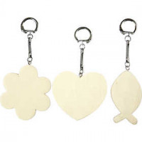 Keyhanger, size 6-7 cm, thickness 3 mm, 12 pcs [HOB-57684]