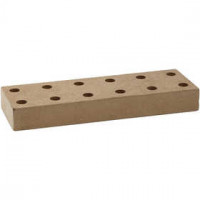 Marker Stand, size 20x6.5x2.5 cm, hole size 11 mm, 1 pc, MDF [HOB-57825]