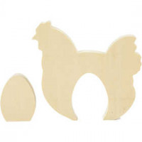 2in1 Figure, H: 4.5+10 cm, W: 3.5+10.5 cm, 1 set, plywood [HOB-57899]
