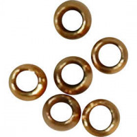 Crimp Beads, D: 2 mm, 1000 pcs, gold-plated [HOB-60108]