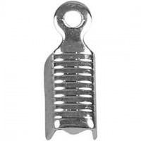Fold-Over Cord Ends, D: 4 mm, L: 13 mm, 10 pcs, silver-plated [HOB-601740]