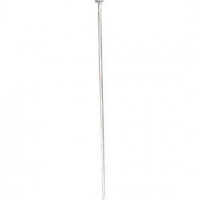 Head Pins, L: 50 mm, 300 pcs, silver-plated [HOB-602081]