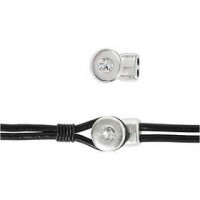 Jewelery Clasp, L: 20 mm, W: 10 mm, 1 pc, silver-plated [HOB-61157]