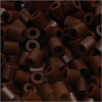 Fuse Beads, size medium mm, size 5x5 mm, 1100 pcs, brown (32229) [HOB-751030]