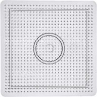 Peg Board, size 14.5x14.5 cm, 1 pc, transparent [HOB-753010]