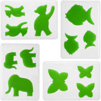 Casting Mould, size 6+8+10 cm, outer size 14.9x22 cm, 4 pcs [HOB-78638]