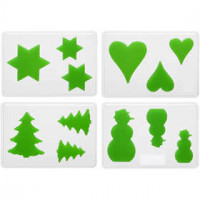 Casting Mould, size 6+8+10 cm, outer size 14.9x22 cm, 4 pcs [HOB-78639]