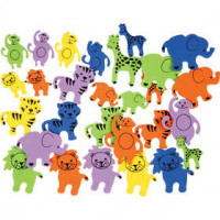 Eva Foam Shapes, size 25-45 mm, thickness 2 mm, 560 mixed [HOB-79064]