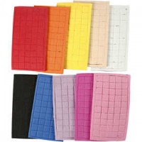 EVA Foam, size 8x8 mm, thickness 3 mm, 4000 mixed [HOB-79065]