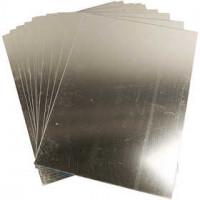 Plastic Mirror, sheet 29.5x21 cm, thickness 1.1 mm, 10 sheets [HOB-79094]