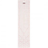 Quilting ruler, size 16x62 cm, size 6x24 ", 1 pc [HOB-8734]