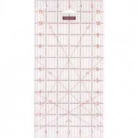 Quilting ruler, size 16x31 cm, size 6x12 ", 1 pc [HOB-8735]