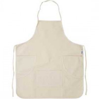 Apron, size 68x78 cm, 280 g, 1 pc, light natural [HOB-95237]