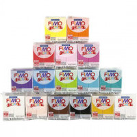 FIMO® Kids, 32x42 g, asstd. colours [HOB-98205]