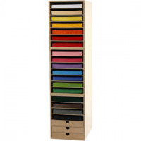Card & Storage Units, A4 210x297 mm, H: 100 cm, 1 set, asstd. colours [HOB-99435]