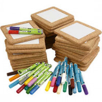 Trivet Painting, 30 pcs, size 15x15 cm, 1 set, asstd. colours [HOB-99463]