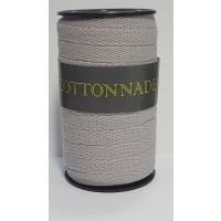 Curling Ribbon Cottonnade Silver 10mm x 20 meter (1 roll) [HV-CTN10SI]