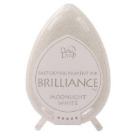 Ink Pads Brilliance Dew drops Moonlight White (1 pc) [BD-000-080]