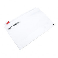 Plastic Bags Matt White 31.8x21.6cm with Child-proof Closure (50 pieces) [CRT912MW]