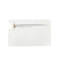 Plastic Bags White 20.3x6.2x15.2cm with Child-proof Closure (10 pieces) [CRZ68W]