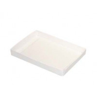 Kraft Gift Boxes White 13.7x1.6x19.1cm (25 pieces) [WH1]