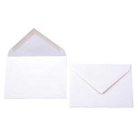 Envelopes White 10.5x7.3cm Premium Opaque (50 pieces) [E1F0]