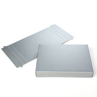 Kraft Gift Boxes Grey 9.5x1.6x13.7cm (25 pieces) [GY10]