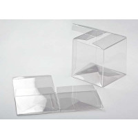 Plastic Gift Boxes 12.7x7.6x5.1cm Food Safe with Autolock Bottom (25 pieces) [PLB199]