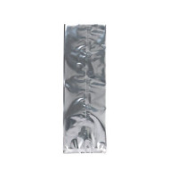 Plastic Bags Silver 5x7.5cm Metallised and Sealable (100 pieces) [SMB23S]