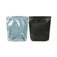 Stand Up Pouches Transparent/Matt Black 30.5x12.7x37.5cm (50 pieces) [ZBGB8]