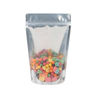 Stand Up Pouches Transparent/Gold 15x9x23.2cm | 312 grams (100 pieces) [ZBGG7]