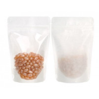Stand Up Pouches Rice Paper Transparent/White 11.9x7.6x18.4cm | 114 grams (100 pieces) [ZBGR46WC]